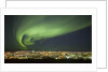 Aurora Borealis over Reykjavik by Anonymous