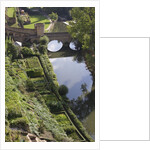 Pedestrian Bridge and Alzette River by Anonymous