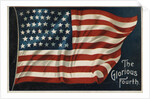 The Glorious Fourth Postcard by Anonymous