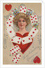 Queen of My Heart Postcard by Anonymous