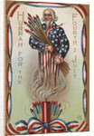 Hurrah for the Fourth of July Postcard by Anonymous