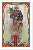 Hurrah for the Fourth of July Postcard by Anonymous