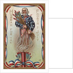 Hurrah for the Fourth of July Postcard by Anonymous