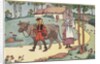 Illustration of Jack Leaving to Sell the Family Cow by Lois Lenski