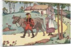 Illustration of Jack Leaving to Sell the Family Cow by Lois Lenski