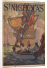 Illustration of Pirates Rowing to Ship by Manning DeVilleneuve Lee