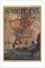 Illustration of Pirates Rowing to Ship by Manning DeVilleneuve Lee