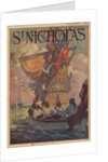 Illustration of Pirates Rowing to Ship by Manning DeVilleneuve Lee