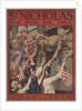 Illustration of Children Greeting Soldiers on Train by Norman Price