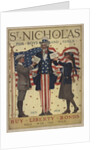Illustration of Uncle Sam Handing Out Liberty Bonds by Norman Price