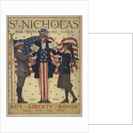 Illustration of Uncle Sam Handing Out Liberty Bonds by Norman Price