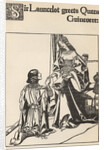 Sir Launcelot Greets Queen Guinevere by Howard Pyle