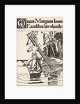 Queen Morgana Loses Excalibur His Sheath by Howard Pyle