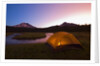 Tent Beside a Stream at Sunrise by Anonymous