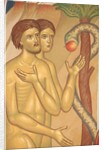Adam and Eve Fresco at Monastery of Saint-Antoine-le-Grand by Anonymous