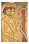 Adam and Eve Fresco at Monastery of Saint-Antoine-le-Grand by Anonymous