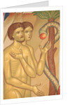 Adam and Eve Fresco at Monastery of Saint-Antoine-le-Grand by Anonymous