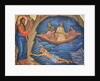 Greek Orthodox Fresco Depicting The Miracle of the Fish by Anonymous