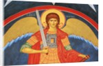 Saint Michael Fresco at Monastery of Saint-Antoine-le-Grand by Anonymous