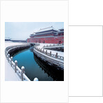 Wu Gate and Jinshui Bridge Covered in Snow by Anonymous