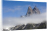 Mountain Peaks at Torsukattak Fjord by Anonymous
