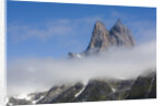 Mountain Peaks at Torsukattak Fjord by Anonymous