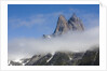 Mountain Peaks at Torsukattak Fjord by Anonymous