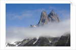 Mountain Peaks at Torsukattak Fjord by Anonymous