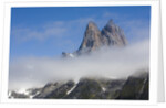 Mountain Peaks at Torsukattak Fjord by Anonymous