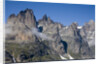 Mountain Peaks at Torsukattak Fjord by Anonymous