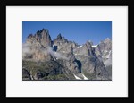 Mountain Peaks at Torsukattak Fjord by Anonymous