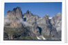 Mountain Peaks at Torsukattak Fjord by Anonymous