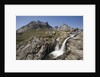 Waterfall and Mountain Landscape on Pamiagdluk Island by Anonymous