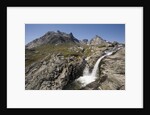 Waterfall and Mountain Landscape on Pamiagdluk Island by Anonymous