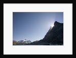 Mountain and Fjord at Sunset by Anonymous