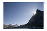 Mountain and Fjord at Sunset by Anonymous