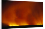 Grass Fire at Night by Anonymous