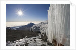 Melting Glacier on Mount Kilimanjaro with Mount Mawenzi in Background by Anonymous