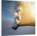 Eruption of Grimsfjall Volcano by Anonymous
