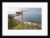 Direction Sign on Path Above Start Bay in Devon by Anonymous