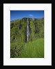 Drifandi Waterfall and Moss-Covered Cliff by Anonymous