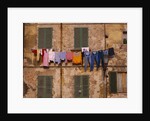Laundry Hanging Outside Windows by Anonymous