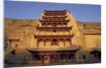 Pagoda at the Mogao Caves by Anonymous