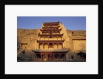 Pagoda at the Mogao Caves by Anonymous
