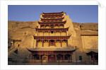 Pagoda at the Mogao Caves by Anonymous