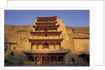 Pagoda at the Mogao Caves by Anonymous