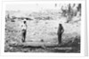 Hunter and Chinese Servant with Large Crocodile by Anonymous