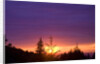 Sunset at Columbia River Gorge by Anonymous