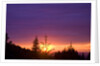 Sunset at Columbia River Gorge by Anonymous
