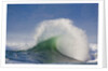 Wave Curl in Winter Storm by Anonymous